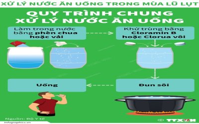 Xử lý nước sau ngập lụt